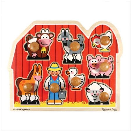 MELISSA & DOUG Melissa and amp; Doug Large Farm Jumbo Knob 3391